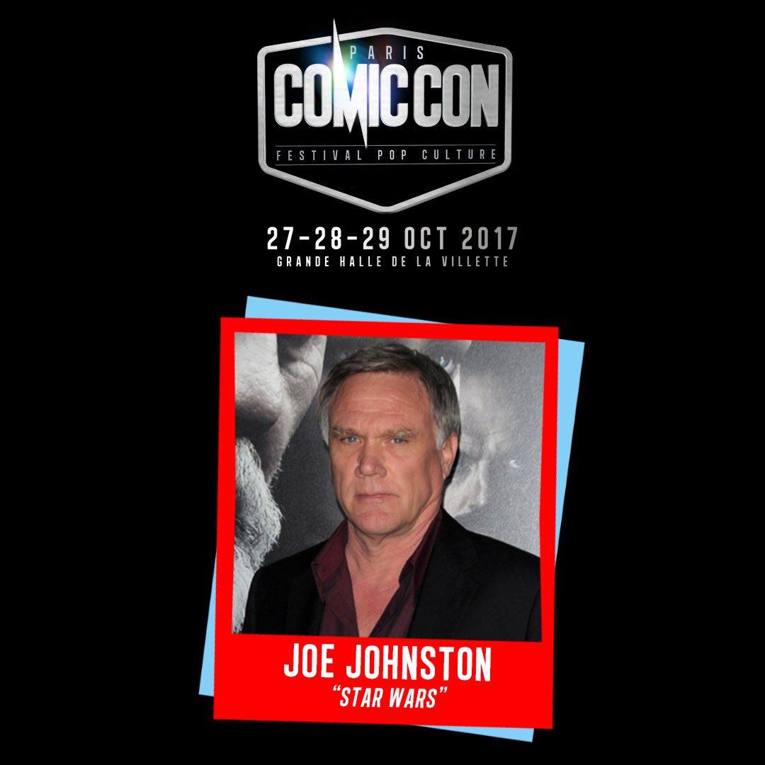 Paris Comic Con Joe Johnston