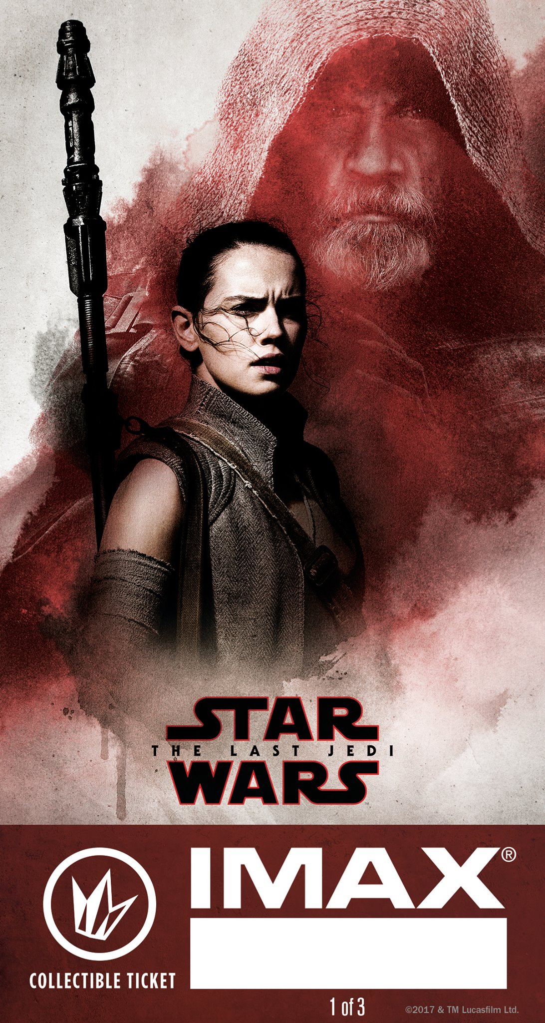 Star Wars The Last Jedi IMAX Billet ticket
