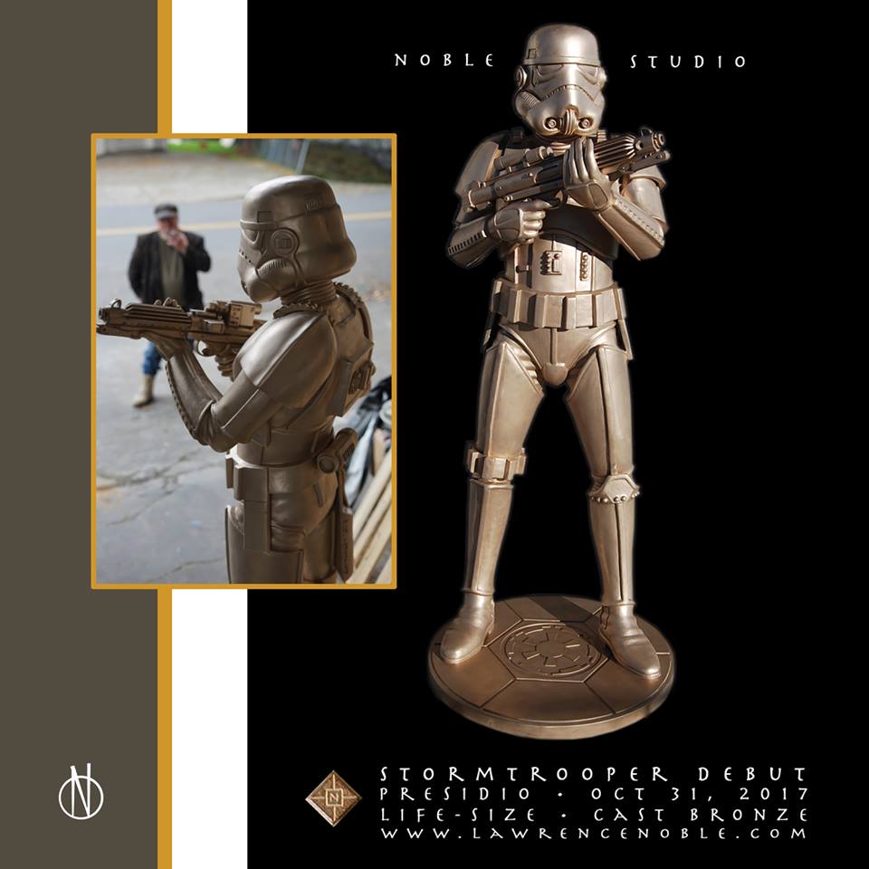 lawrence noble stormtrooper statue