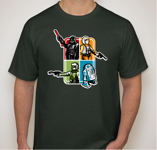 Rancho Obi-Wan tee-shirt fond