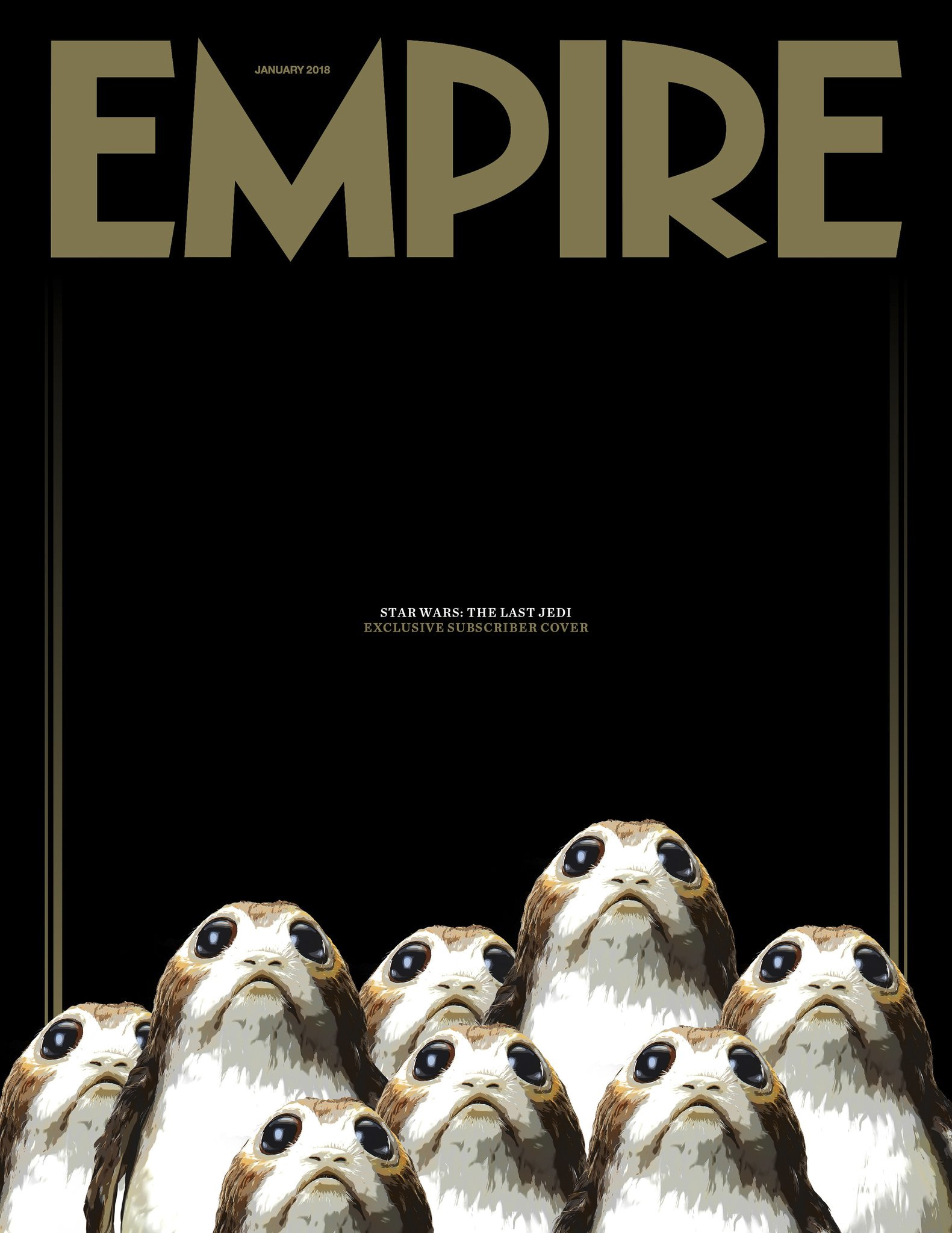 Empire Magasine Star Wars The Last Jedi Porgs