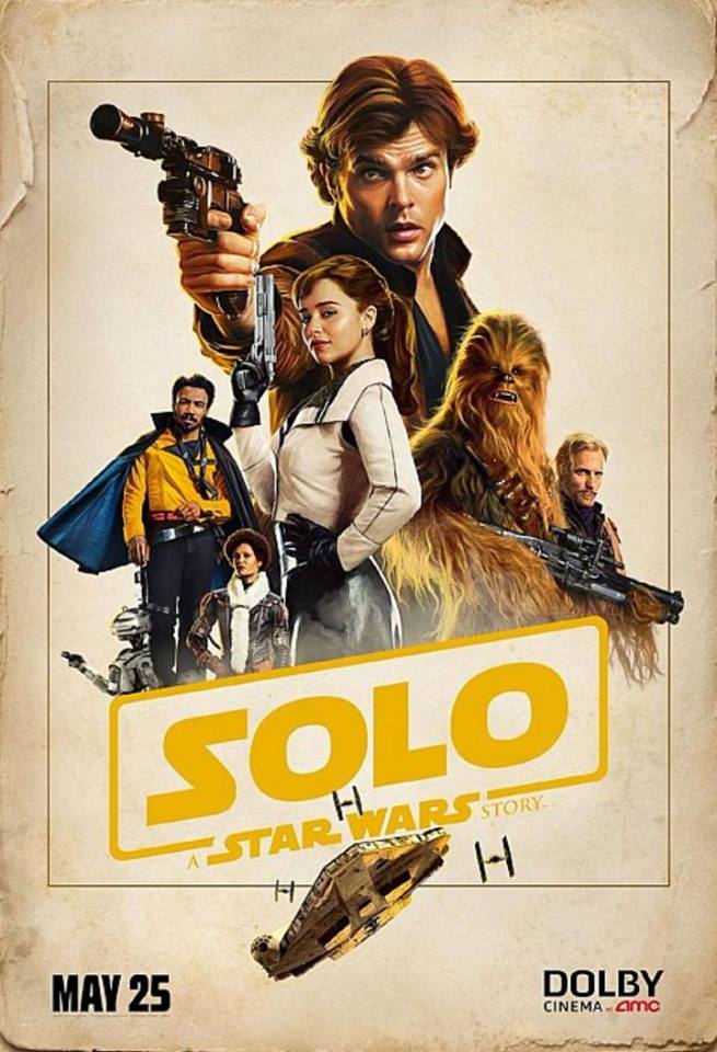 Solo star wars story dolby poster