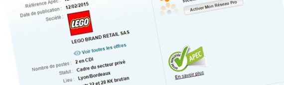 LEGO : Ouverture d’un nouveau LEGO Store en France