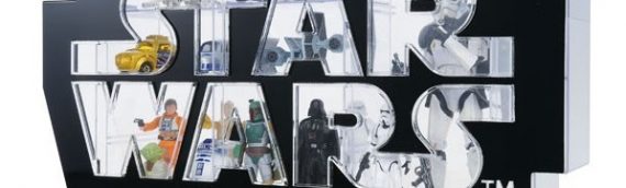 Star Wars logo display case