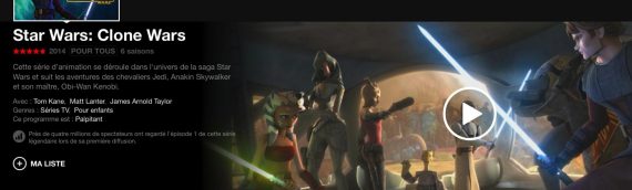 The Clone Wars débarque sur NETFLIX