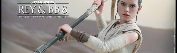 Hot Toys : Rey & BB-8 1/6th Scale Movie Masterpiece Set