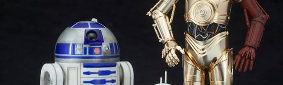 Kotobukiya : C-3PO & R2-D2 with BB-8 TFA ARTFX+ Statue