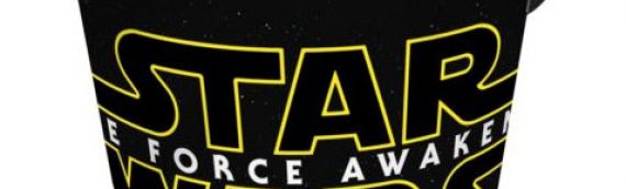 Star Wars The Force Awakens : Verre et seau à popcorns !