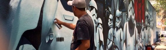 Fresque The Force Awakens à Mexico