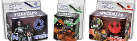 Fantasy Flight Games : 3 nouveaux packs pour Imperial Assault