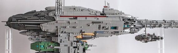 LEGO : un custom de la Frégate Nébulon B