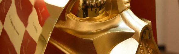 Un casque de Dark Vador en Or 24 carats aux enchères