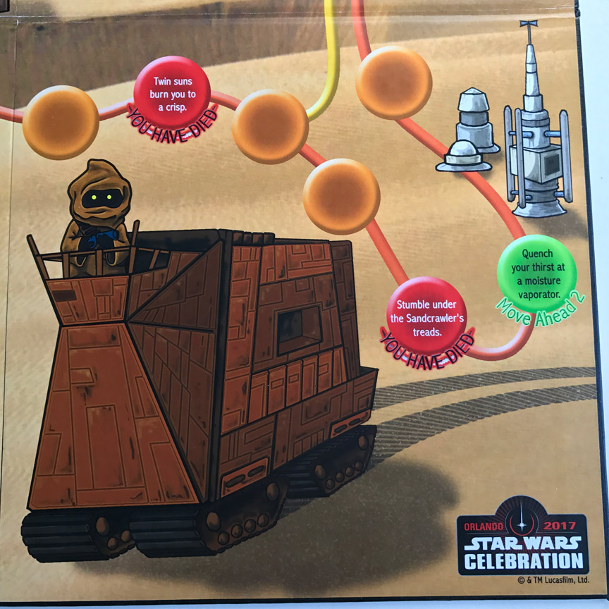 Star Tots Star Wars Celebration game board