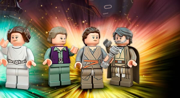 LEGO Luke Skywalker TFA LTJ Minifig