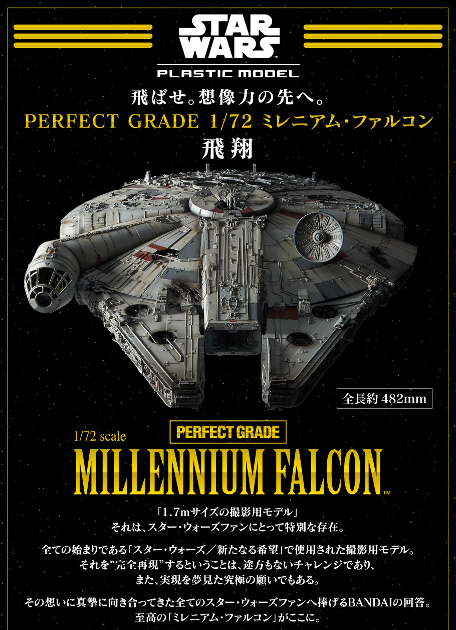 Millennium Falcon 1/72 Perfect Grade