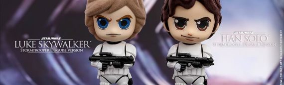 Hot Toys – Cosbaby Han Solo & Luke Skywalker as Stormtrooper