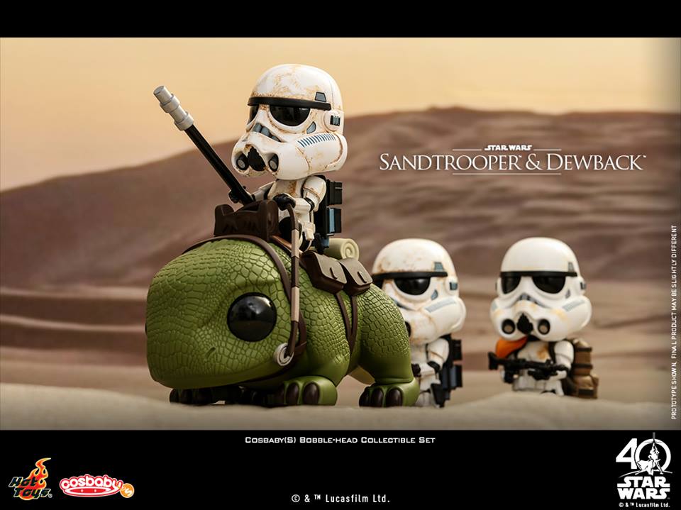 Hot Toys Sandtrooper Dewback Cosbaby