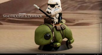 Hot Toys – Cosbaby Sandtrooper on Dewback