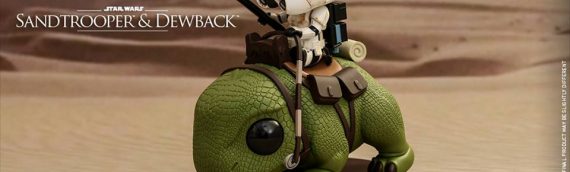 Hot Toys – Cosbaby Sandtrooper on Dewback