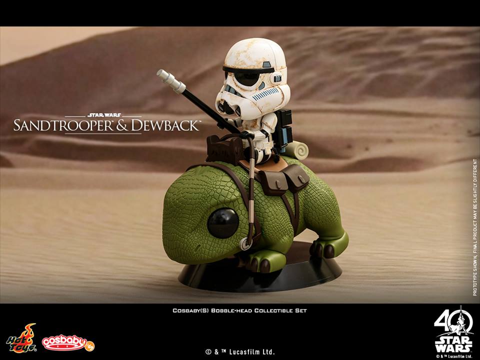 Hot Toys Sandtrooper Dewback Cosbaby
