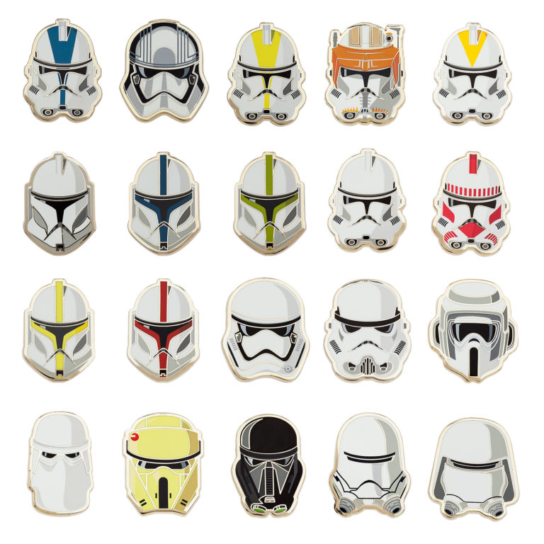 Disney D23 Star Wars Trooper Pins Set