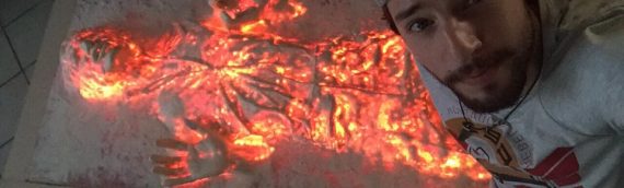 Y&M Props – Han Solo in Carbonite Life Size avec Light