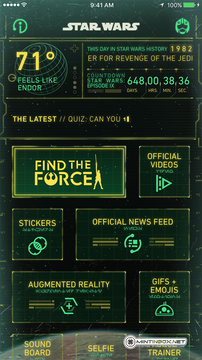 Star Wars Force Friday II Find the Force