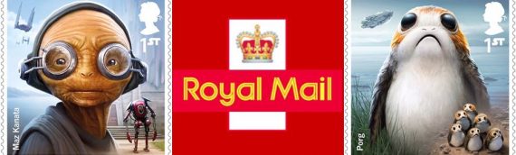 Royal Mail – Une série de timbres spéciale Droids & Aliens
