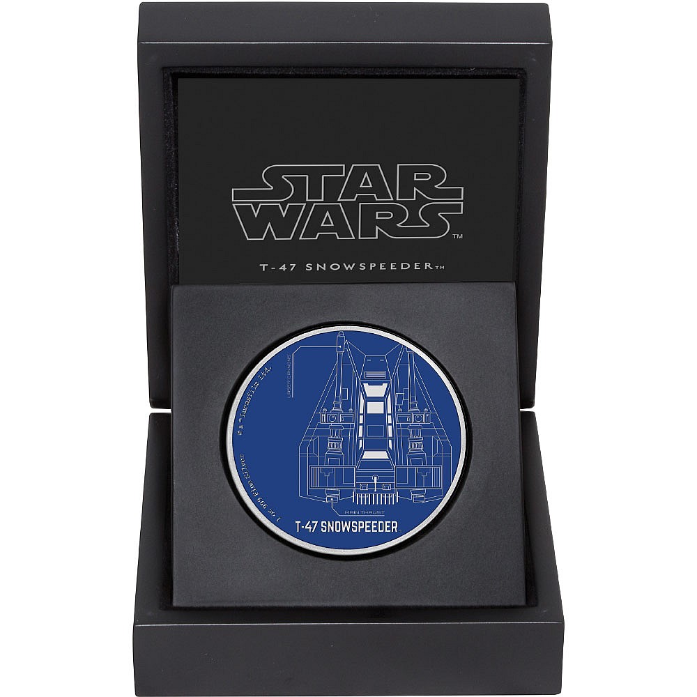 NZ Mint Star Wars Snowspeeder Coin