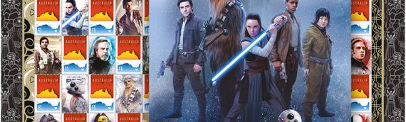 Les timbres The Last Jedi en Australie