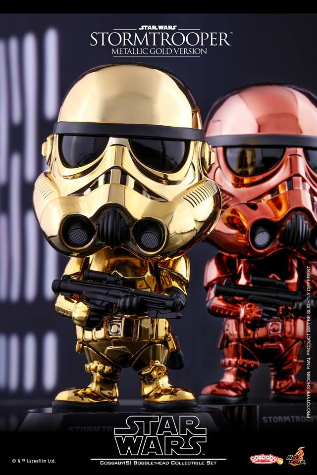 hot toys cosbaby stormtrooper metal