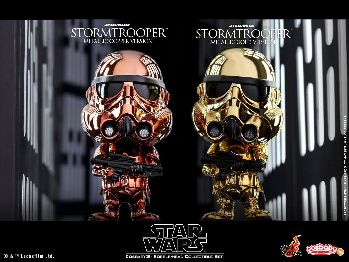 hot toys cosbaby stormtrooper metal