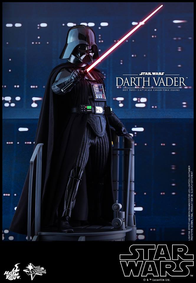 Hot Toys Darth VAder Empire Strike Back Sixth Scale Figure