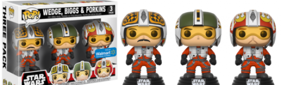 Funko PoP : 3-pack X-Wing Pilots Walmart Exclusive