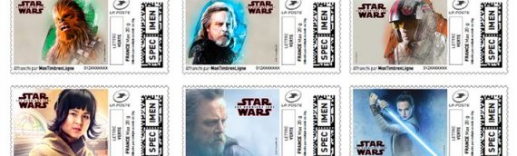 La Poste – Les timbres Star Wars The Last Jedi en version numérique