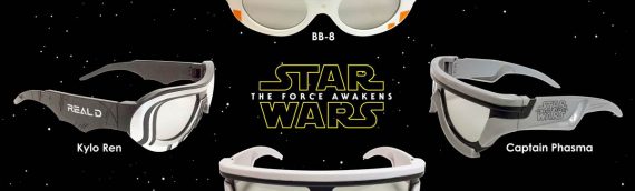 Real D : Lunettes 3D Star Wars The Force Awakens