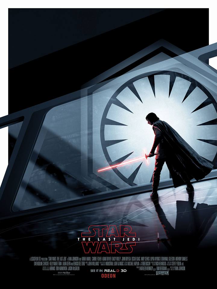 Star Wars The last jedi poster UK
