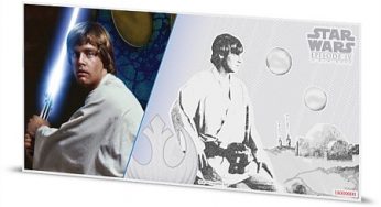 NZ Mint : ANH Luke Skywalker 5g Silver Coin Note