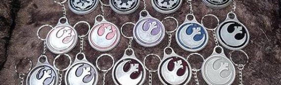 Y&M Props – Porte-clés Star Wars Empire / Alliance / Mando