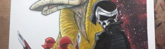The Art of Tom Hodges – Donald s’invite dans The Last Jedi
