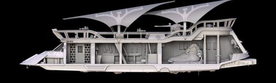 HASBRO – Jabba Sail Barge 3 3/4 Vintage Collection