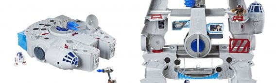 Hasbro : Galactic Heroes, le playset Faucon Millenium