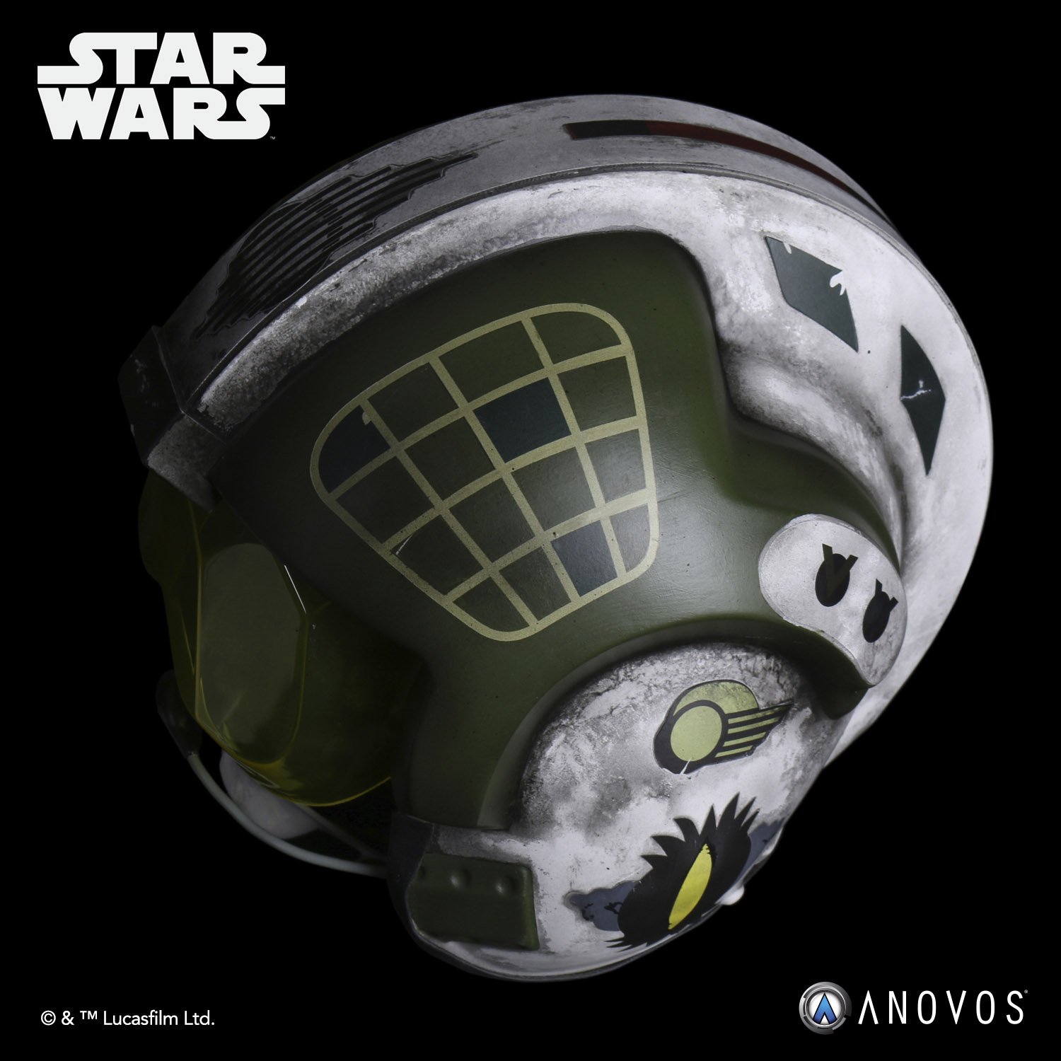 Anovos Gold Leader Pilote helmet