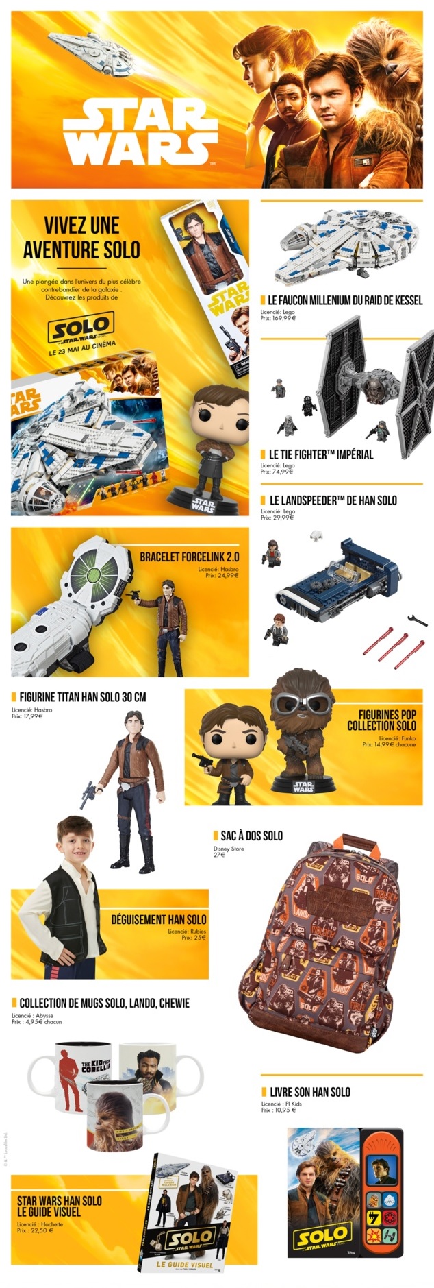 solo star wars story disney 13 avril
