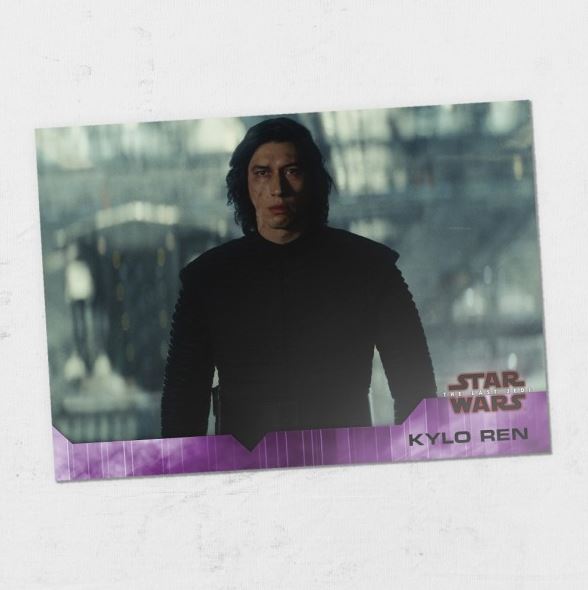 topps the last jedi authographed