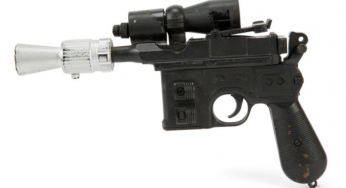 Le blaster de HAN SOLO de la Trilogie Originale vendu aux enchères