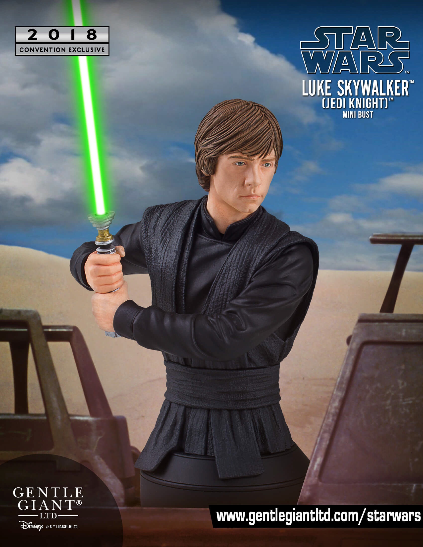Gentle Giant Mini Buste Luke Skywalker SDCC