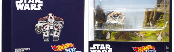 Hot Wheels – Un porg au commande du Faucon Millenium en exclu au SDCC