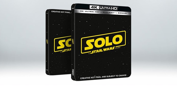 Zavvi SOLO Star Wars Story bluray steelbook