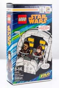 Lego, le cockpit du Faucon